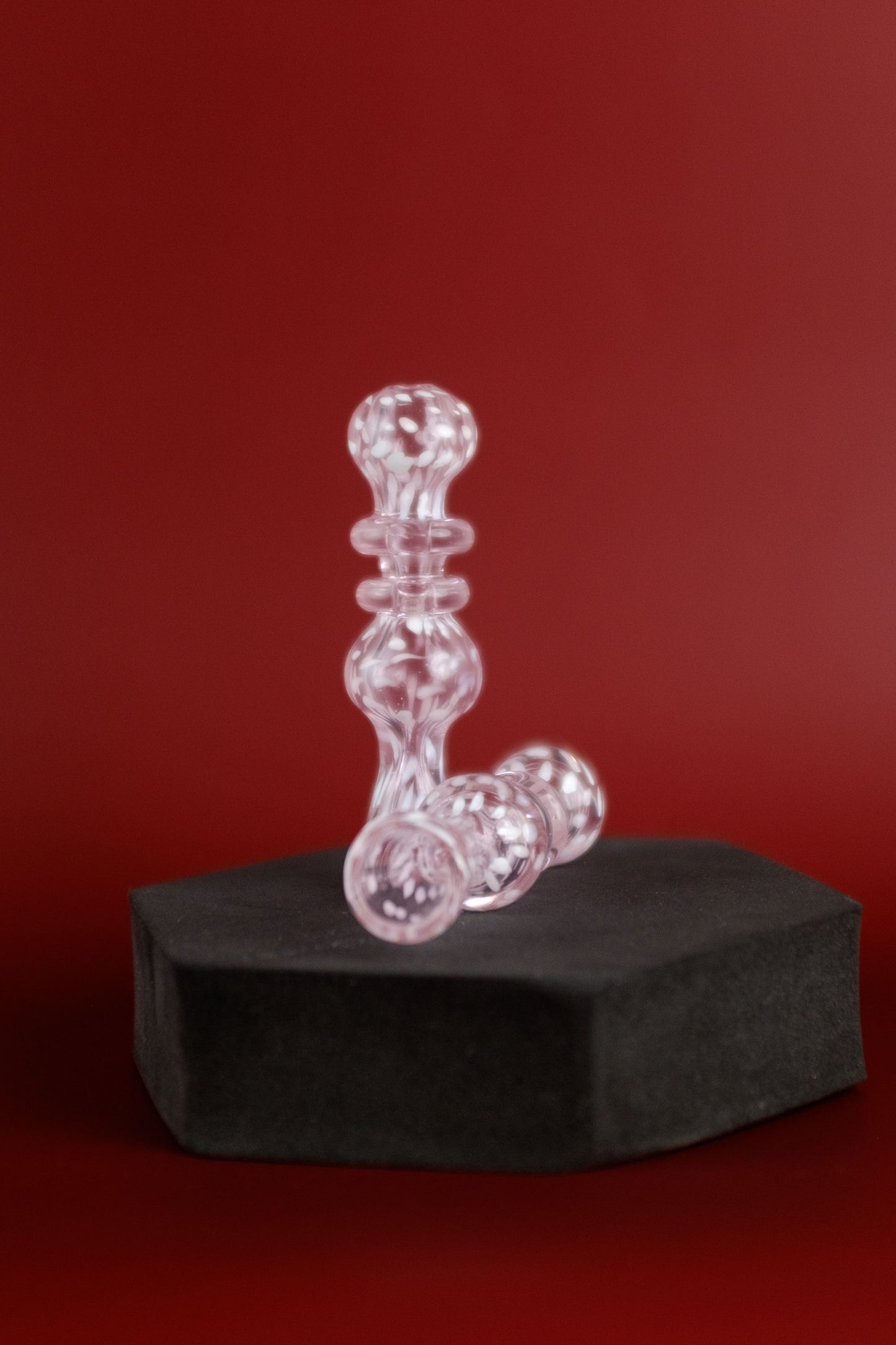 Pink Glass Chillum